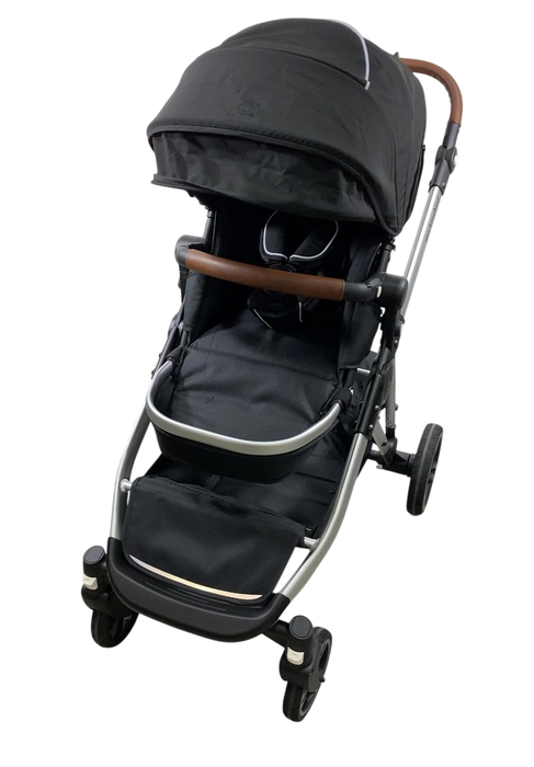 Shop Mockingbird Single to Double 2.0 Stroller, 2024, Black, Silver With Penny Leather, Windowpane at GoodBuy Gear