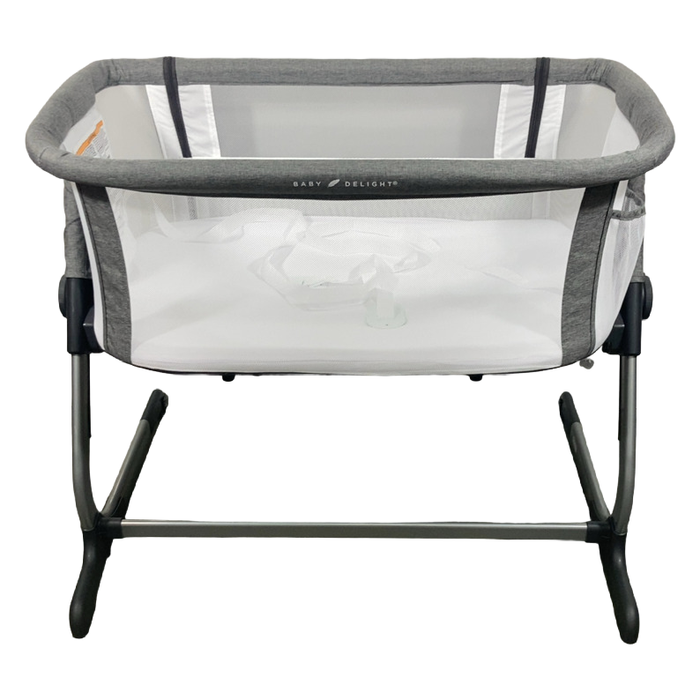 Shop Baby Delight Beside Me Dreamer Bassinet & Bedside Sleeper, Charcoal Tweed at GoodBuy Gear
