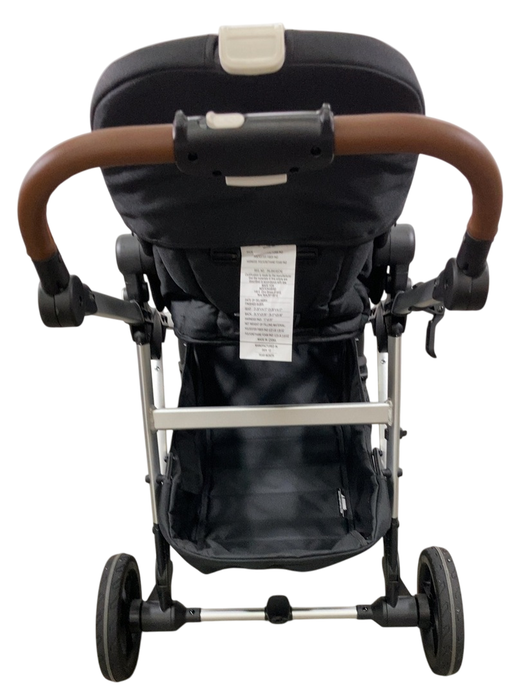 Shop Mockingbird Single to Double 2.0 Stroller, 2024, No Canopy, No Canopy, Silver With Penny Leather at GoodBuy Gear