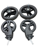 Shop Mockingbird Single to Double 2.0 Stroller, 2025, Silver With Penny Leather, Sky, Windowpane at GoodBuy Gear