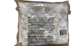 Shop Boppy Organic Nursing and Infant Support Pillow Slipcover, Beige Checkered Quilt at GoodBuy Gear