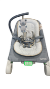 Shop Ingenuity Happy Belly Rock-to-Bounce Massage Seat, Chambray at GoodBuy Gear