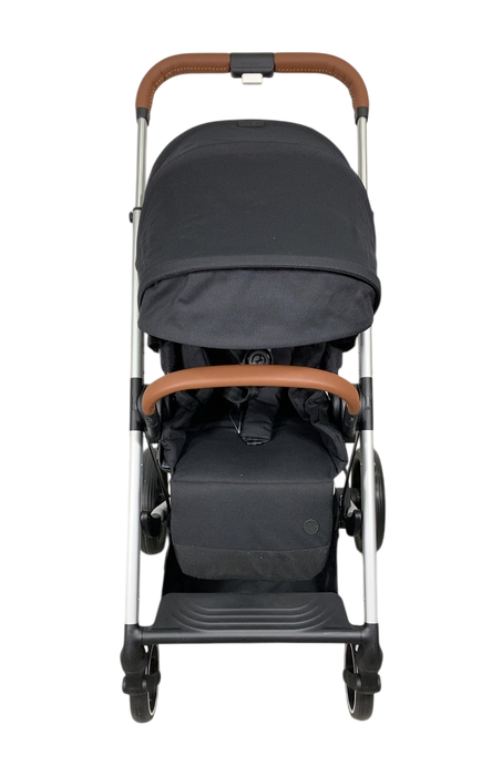 Shop Cybex Balios S Lux Stroller, 2021, Silver, Moon Black at GoodBuy Gear
