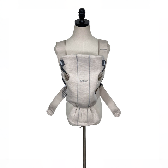 Shop BabyBjorn Baby Carrier Mini, Light Beige 3D Jersey at GoodBuy Gear