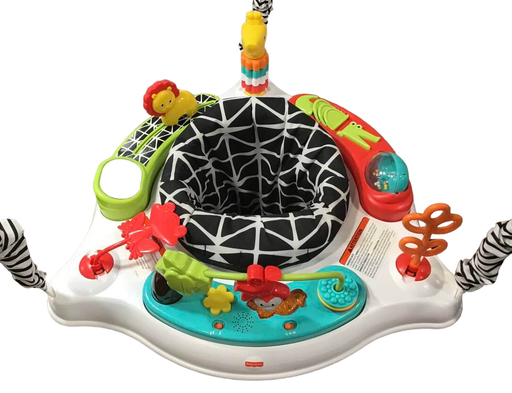 secondhand Fisher Price Jumperoo Activity Center, Animal Wonders