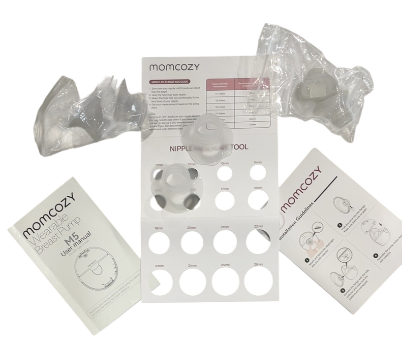 Shop Momcozy All-in-one M5 Double Wearable Breast Pump, Gradiant Pink at GoodBuy Gear