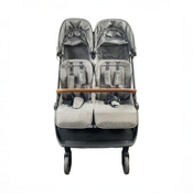 Shop Nuna TRVL Dubl Stroller, 2024, Granite at GoodBuy Gear