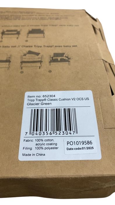 Shop Stokke Tripp Trapp Classic Cushion, Glacier Green, Version 2.0 at GoodBuy Gear