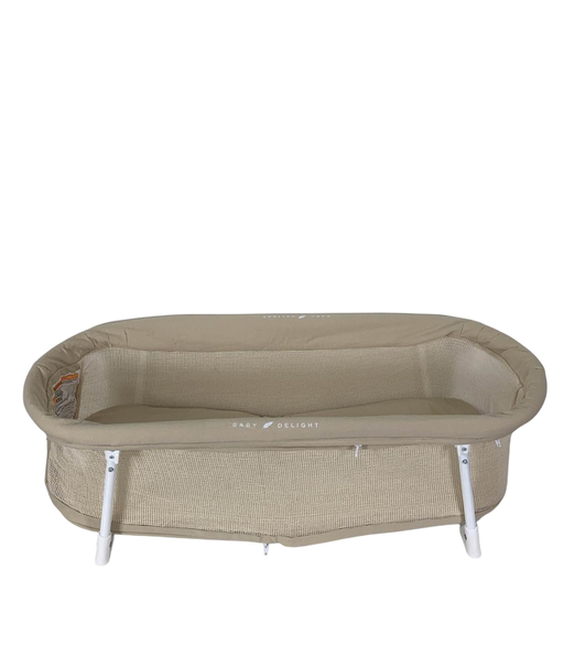 Shop Baby Delight Snuggle Nest Portable Infant Bassinet, Organic Oat at GoodBuy Gear