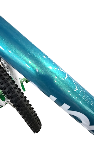 Shop Woom GO 3 Bike "16, Base Model, Metallic turquoise at GoodBuy Gear