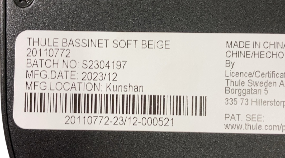 Shop Thule Urban Glide Bassinet, 2023, Soft Beige at GoodBuy Gear