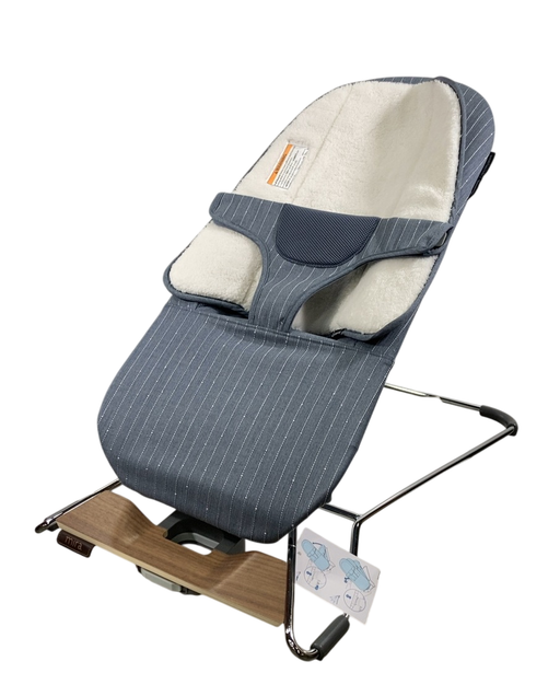 Shop UPPAbaby Mira Bouncer, Paige (Blue Melange) at GoodBuy Gear