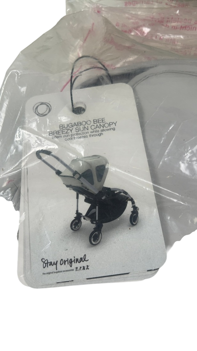 Shop Bugaboo Bee Breezy Sun Canopy, Arctic Grey at GoodBuy Gear