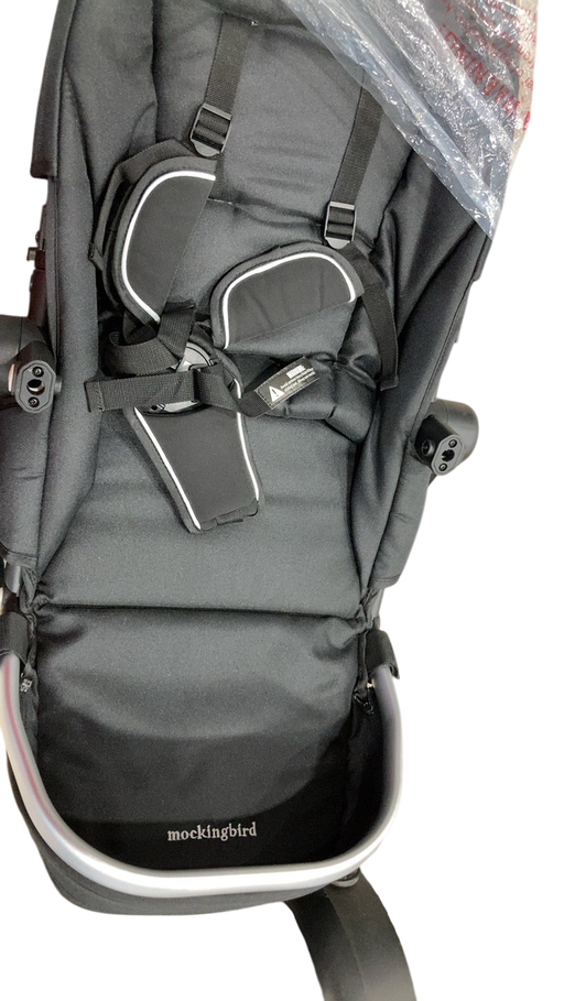 Shop Mockingbird 2nd Seat Kit 2.0, Heather grey, Silver With Penny Leather, Solid Grey at GoodBuy Gear