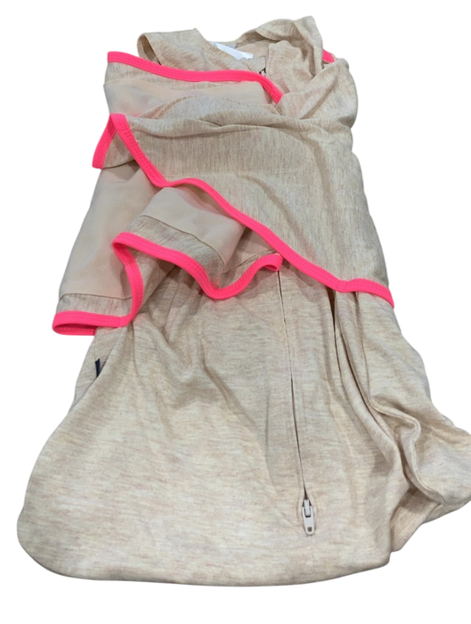 Shop Halo Ideal Temp Swaddle, Newborn, Oatmeal/Pink at GoodBuy Gear