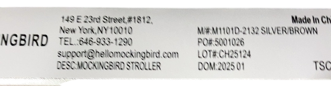 Shop Mockingbird Single 2.0 Stroller, Sage, Windowpane, Silver With Penny Leather, 2025 at GoodBuy Gear