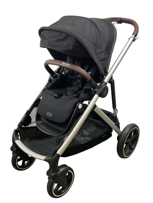 Shop Cybex Gazelle S Modular Stroller, 2023, Moon Black, Silver Frame at GoodBuy Gear