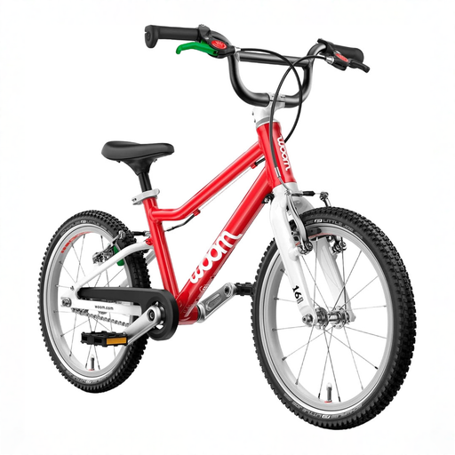 Shop Woom GO 3 Bike "16, Base Model, Woom Red at GoodBuy Gear