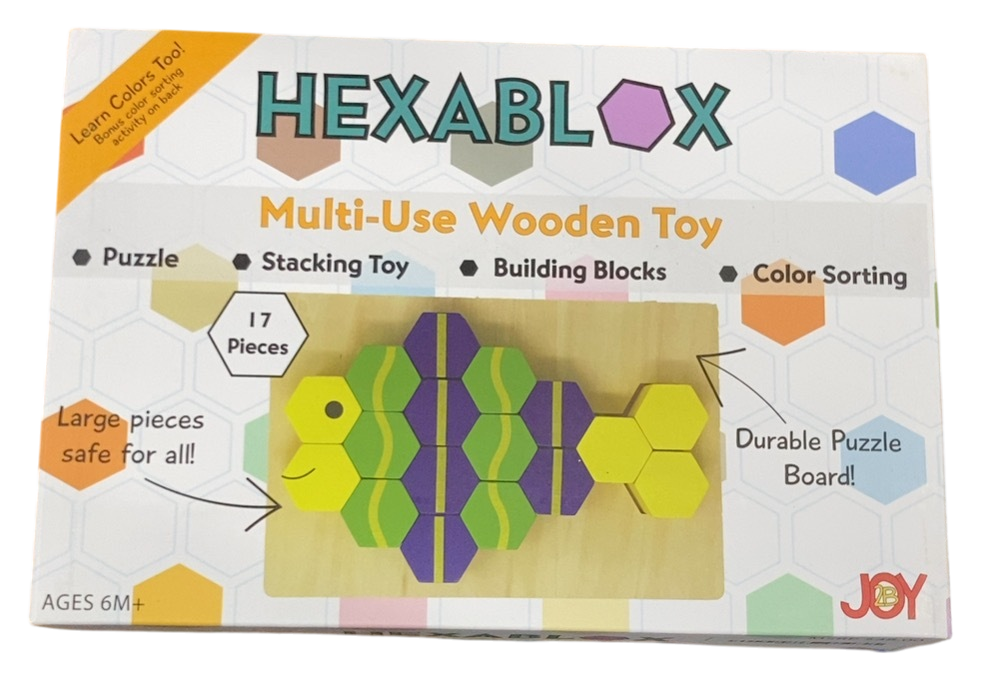 Shop Joy2b Hexablox, Fish, 17 Piece Set at GoodBuy Gear
