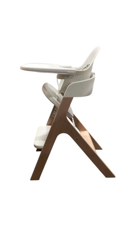 Shop Mockingbird High Chair, 2.0, Natural Beech, White at GoodBuy Gear