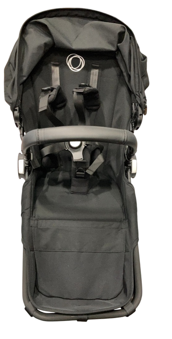 Shop Bugaboo Donkey 5 Duo Extension Set, 2025, Black, Midnight Black, Midnight Black, with Canopy at GoodBuy Gear