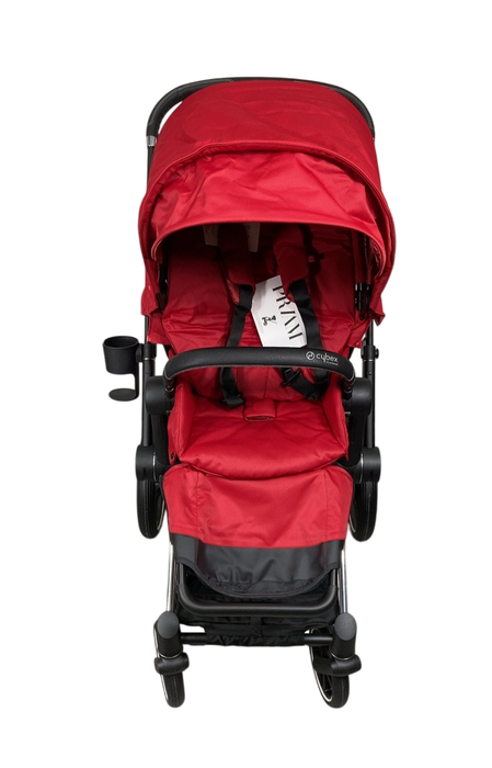 Shop Cybex PRIAM Stroller, 2019, Chrome With Black Details, True Red at GoodBuy Gear
