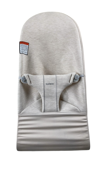 Shop BabyBjorn Bouncer Bliss, Light Beige 3D Jersey, Light Gray Frame at GoodBuy Gear