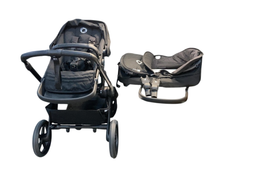 Shop Bugaboo Kangaroo Single To Double Stroller, 2024, Black, Midnight Black, Midnight Black at GoodBuy Gear