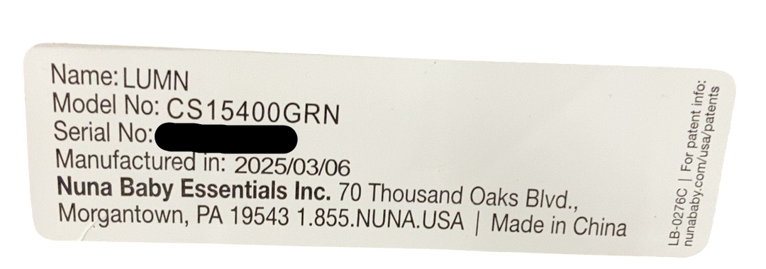 Shop Nuna Lumn Combination Car Seat, Granite, 2025 at GoodBuy Gear