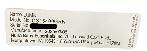 Shop Nuna Lumn Combination Car Seat, Granite, 2025 at GoodBuy Gear