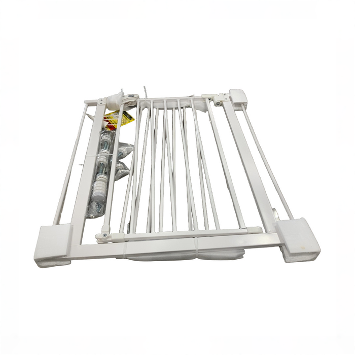 Shop Comfy Cubs Baby Safety Gate with 3 Extensions, White at GoodBuy Gear