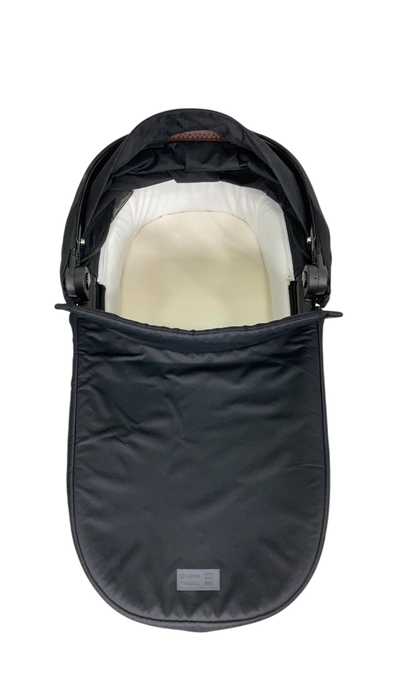 Shop Cybex Melio Cot, Moon Black at GoodBuy Gear