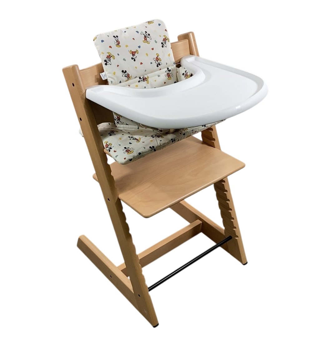 Stokke Tripp Trapp Complete High Chair, Natural, Mickey Celebration, 1