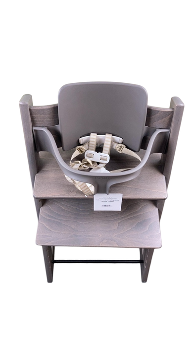 Shop Stokke Tripp Trapp High Chair With Baby Set, 1, Hazy Grey at GoodBuy Gear