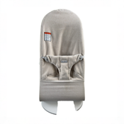 Shop BabyBjorn Bouncer Bliss, Light Beige Woven Melange, Light Gray Frame at GoodBuy Gear