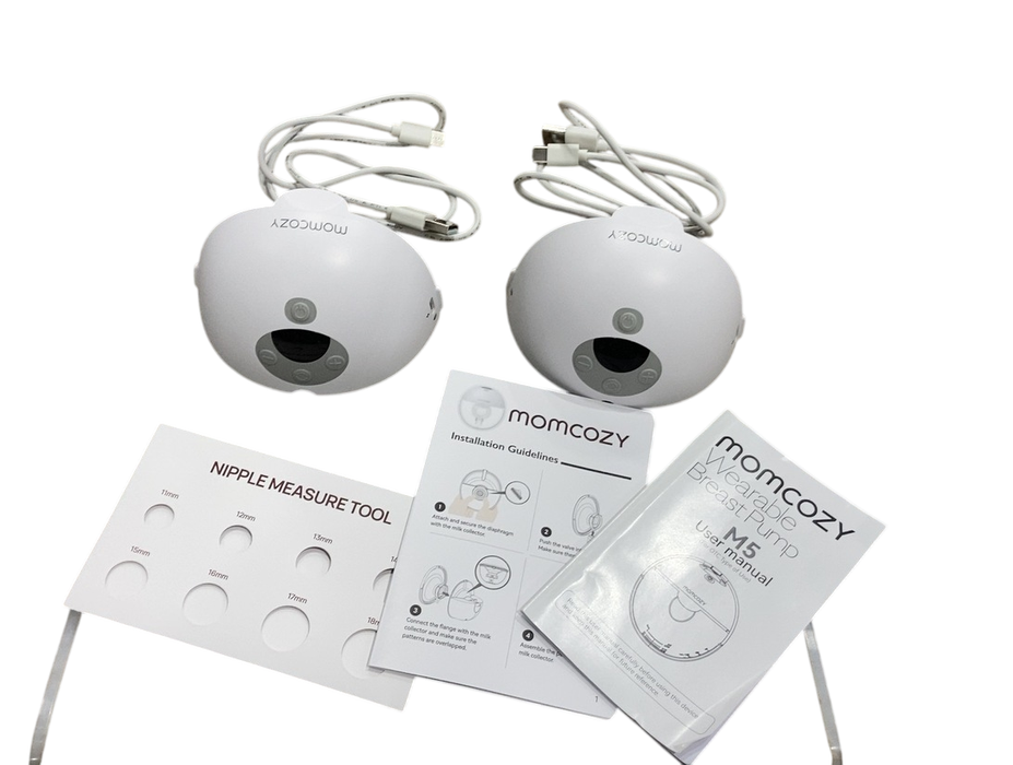 Shop Momcozy All-in-one M5 Double Wearable Breast Pump, Quill Grey at GoodBuy Gear