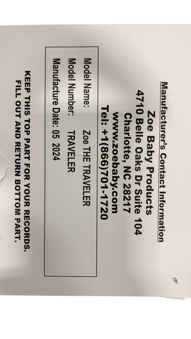 Shop Zoe The Traveler Stroller, Ocean Blue, 2024 at GoodBuy Gear