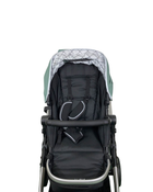 Shop Mockingbird Single to Double 2.0 Stroller, Silver with Black Leather, Windowpane, Sage, 2024 at GoodBuy Gear