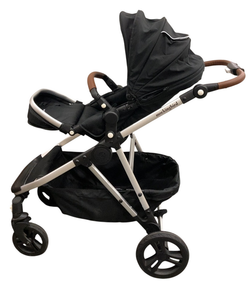 Shop Mockingbird Single to Double 2.0 Stroller, Black, Windowpane, Silver With Penny Leather, 2025 at GoodBuy Gear