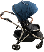 Shop Mockingbird Single to Double 2.0 Stroller, 2024, Sea, Silver With Penny Leather, Watercolor Drops at GoodBuy Gear