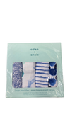 Shop Aden + Anais Cotton Muslin Swaddle, 4 Pack, 47" x 47", Cotton Muslin, Seafaring at GoodBuy Gear