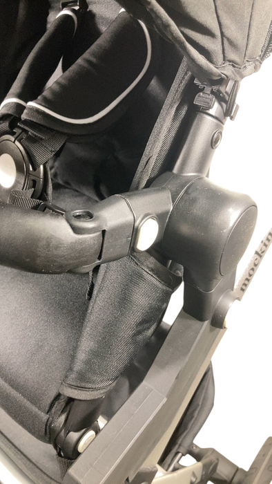 Shop Mockingbird Single to Double 2.0 Stroller with 2nd Seat, Black, Windowpane, Silver With Penny Leather, 2024 at GoodBuy Gear