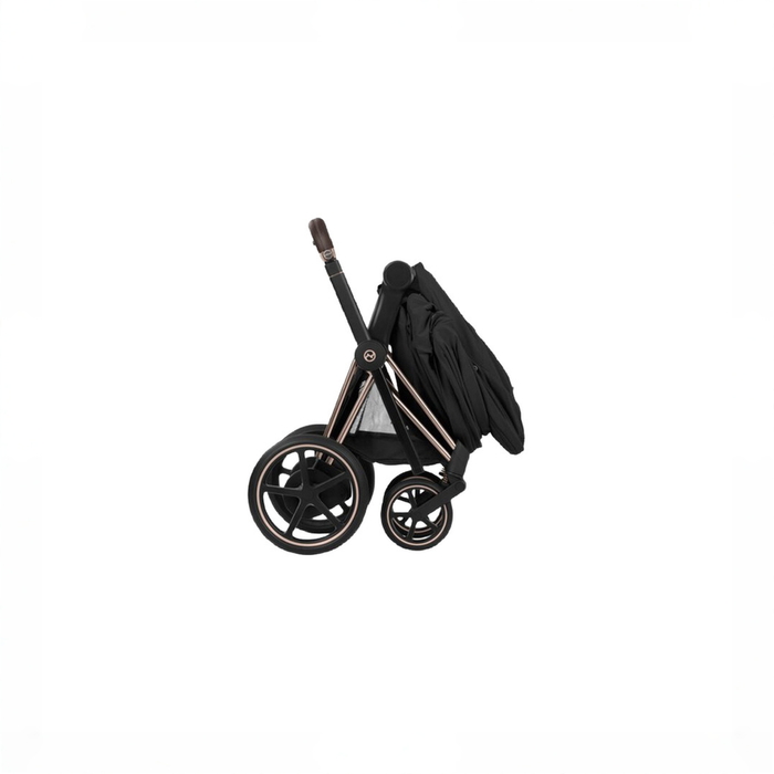 Shop Cybex E-PRIAM2 Stroller, 2024, Rose Gold, Sepia Black at GoodBuy Gear