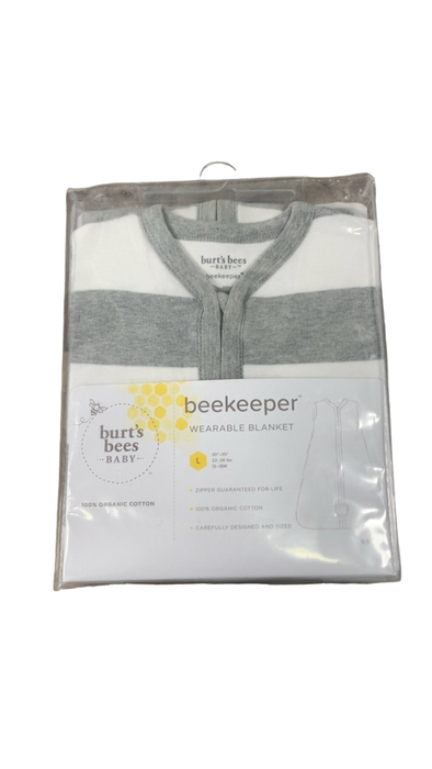 Shop Burt's Bees Baby Beekeeper Wearable Blanket, Large, 0.5 TOG (Lightweight), Rugby Stripe Grey at GoodBuy Gear