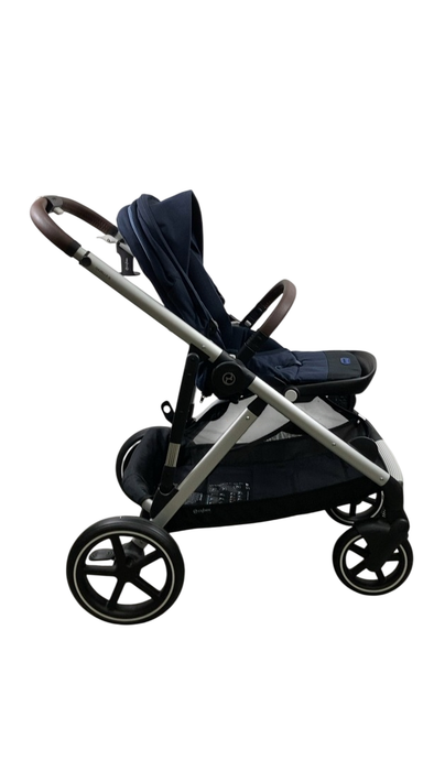 Shop Cybex Gazelle S Modular Stroller, 2022, Ocean Blue, Silver Frame at GoodBuy Gear