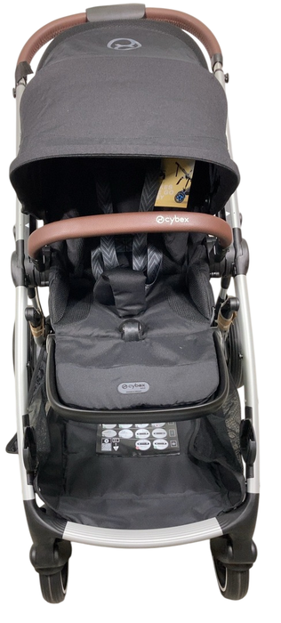 Shop Cybex e-Gazelle S Stroller, 2024, Moon Black, Silver at GoodBuy Gear