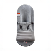 Shop BabyBjorn Bouncer Bliss, Dark Gray Frame, Light Gray 3D Jersey at GoodBuy Gear
