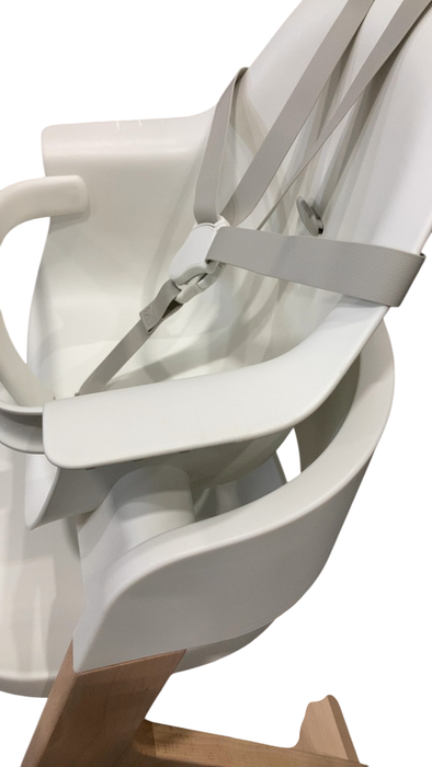 Shop Mockingbird High Chair, 2.0, Natural Beech, White at GoodBuy Gear