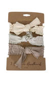 Shop L'ovedbaby Organic Smocked Headband 3-Pack, Staying Neutral at GoodBuy Gear