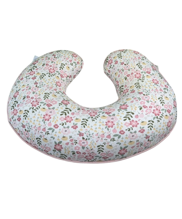 Shop Boppy Organic Nursing and Infant Support Pillow, Blush Cottage Garden at GoodBuy Gear